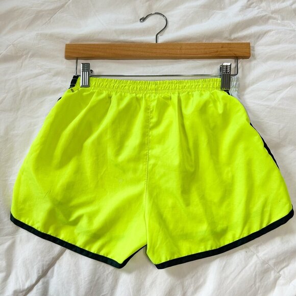 Colosseum Neon Yellow Running Shorts Size Small Athletic Track Gym Breathable - Picture 3 of 4